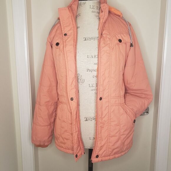 80s pink hooded ski jacket - Picture 5 of 14